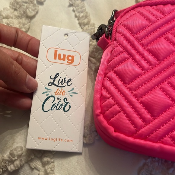 NWT Lug Coupe XL Barbie Core Pink Convertible Crossbody Belt Bag - Picture 2 of 4